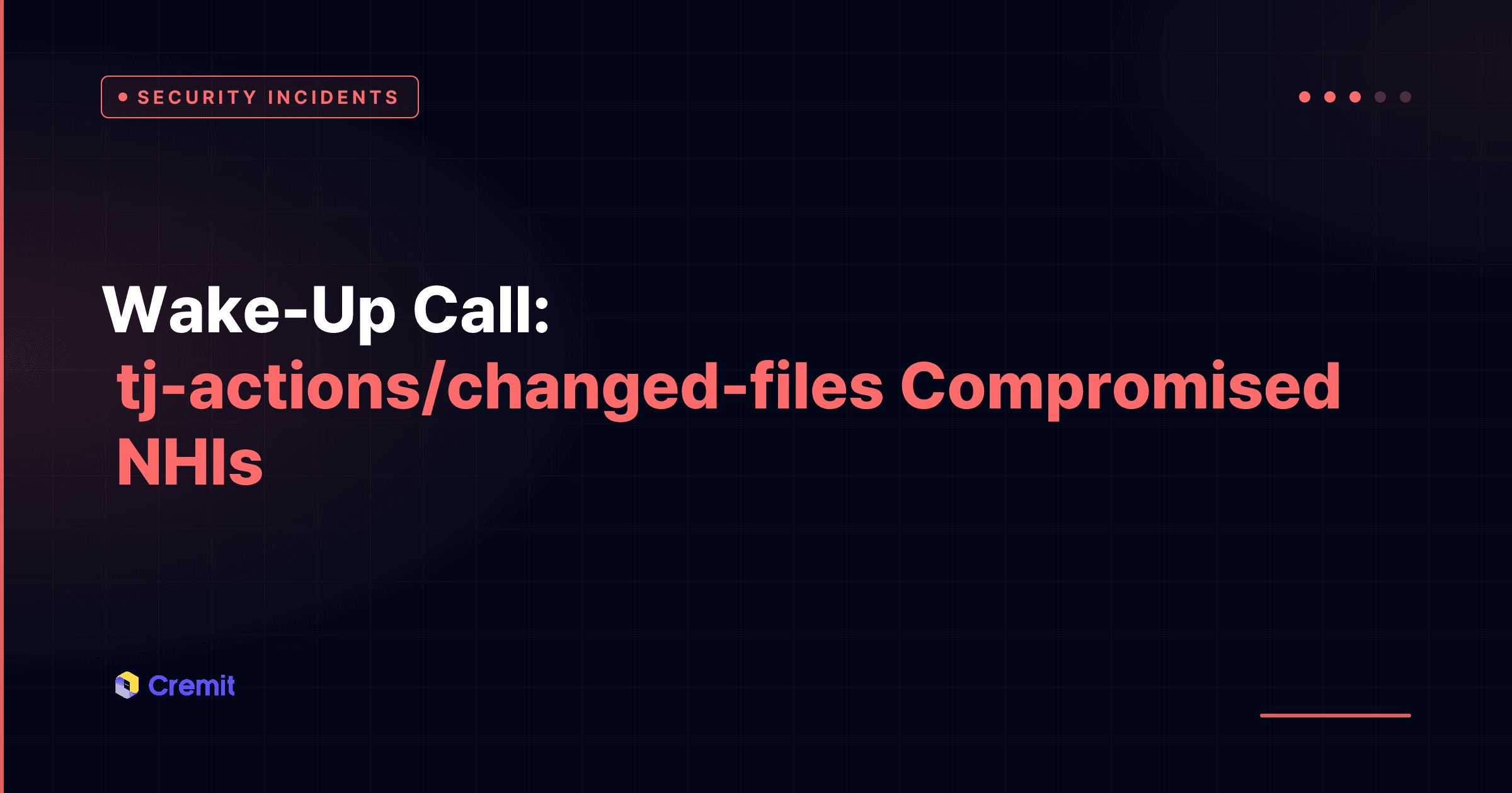 Wake-Up Call: tj-actions/changed-files Compromised NHIs